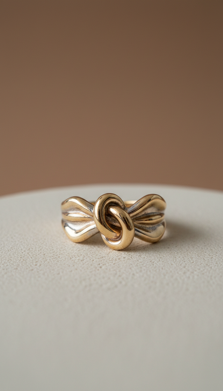 Sculptural Gold Vermeil Ring
