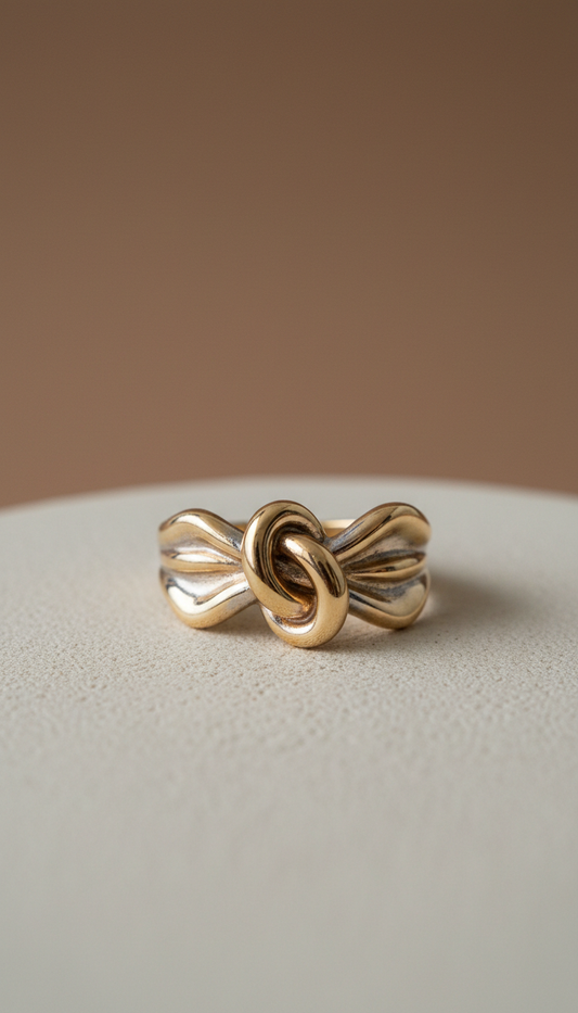 Sculptural Gold Vermeil Ring
